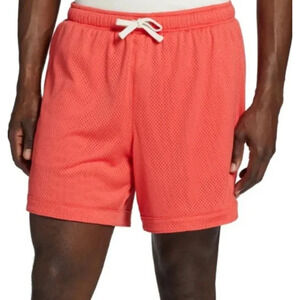 DSG Mens Red Sun Mesh Rec Shorts size XL 6" inseam NWT